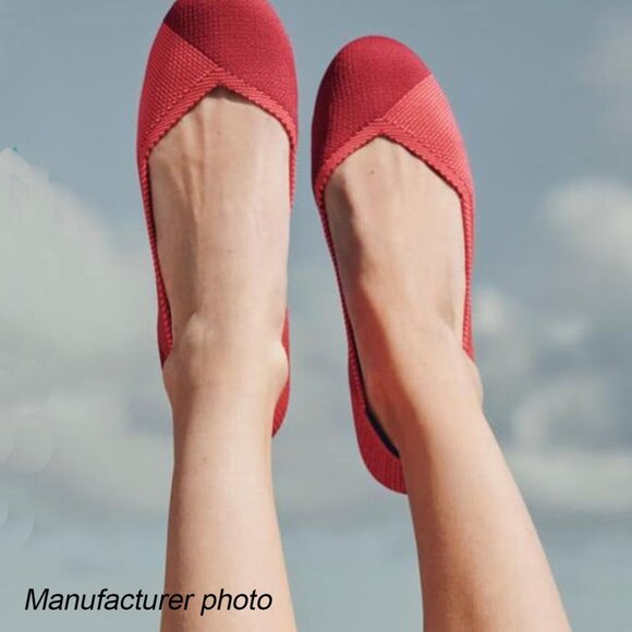 Rothy’s Round Toe Flats in Retired Cherry Pop - Picture 10 of 10